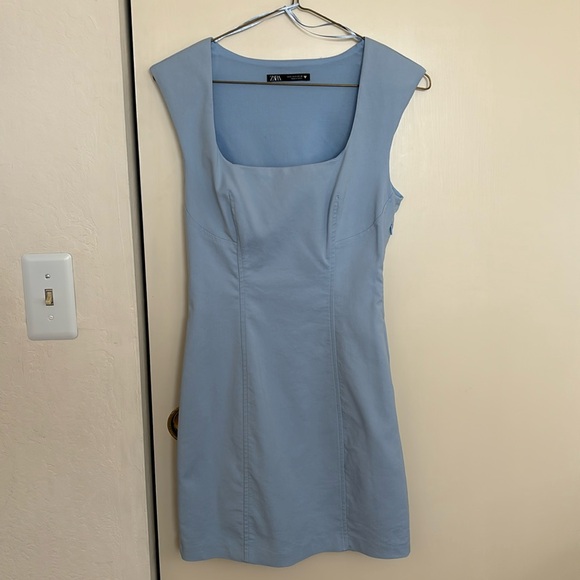 Zara Dresses & Skirts - Zara Pale Blue Dress